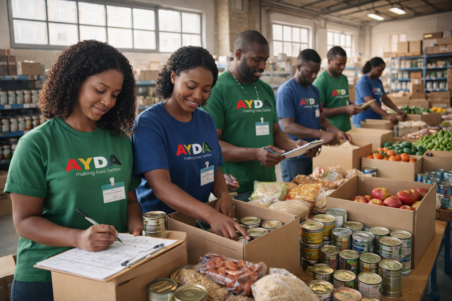 AYDA Centre Food bank